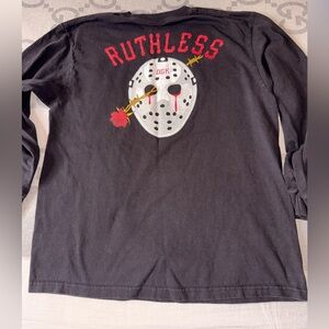 Unisex DGK Black Tee with Red Logo